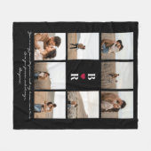 My Favorite Person Script Valentine's Day 8-Photo Fleece Deken (Voorkant (Horizontaal))