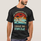 My Favorite Pilot Calls Me Uncle Funny Future Pilo T-shirt (Voorkant)