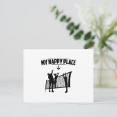 My Favorite Place | Volleyball Player Gift Idea Briefkaart (Staand voorkant)