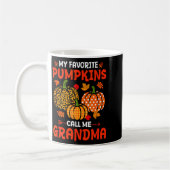My Favorite Pumpkins Call Me Grandma Thanksgiving  Koffiemok (Links)