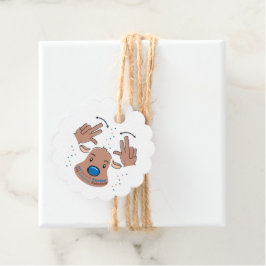 My favorite Reindeer in Sign Language Bedankjes Labels