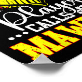 My Favorite Softll Player Calls Me Mawmaw  Poster (Hoek)