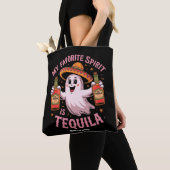 My Favorite Spirit Is Tequila Halloween Drinking  Tote Bag (Dichtbij)