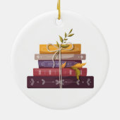 My favorite sport is reading keramisch ornament (Achterkant)