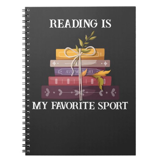 My favorite sport is reading notitieboek (Voorkant)