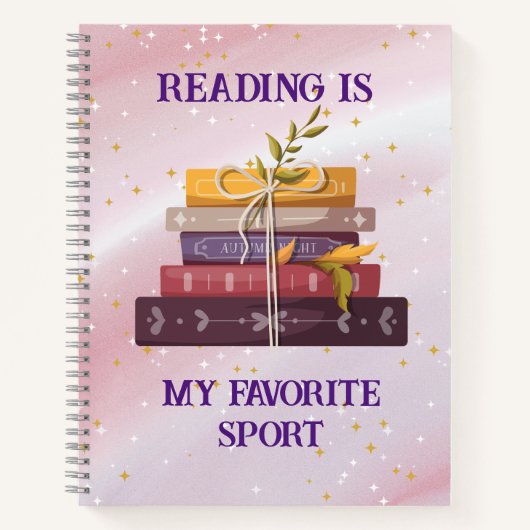 My favorite sport is reading notitieboek (Voorkant)