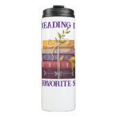 My favorite sport is reading thermosbeker (Voorkant)