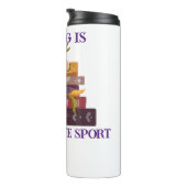 My favorite sport is reading thermosbeker (Geroteerd rechts)