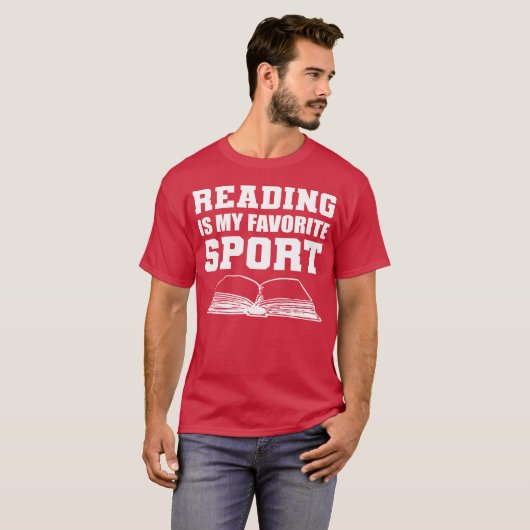My Favorite Sport Novelist Gift retro T-shirt (Voorkant volledig)