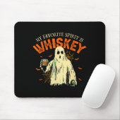 My Favorite Srit Is Whiskey Funny Ghost Halloween  Muismat (Met muis)