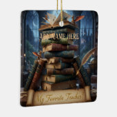 My Favorite Teacher - Personalized Keepsake  Ceram Keramisch Ornament (Rechts)