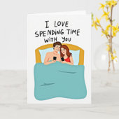 My Favorite Time With You Card Kaart (Gele Bloem)