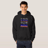 My Favorite Veteran Calls Me Mama Veterans Mother  Hoodie (Voorkant volledig)