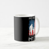 My Favorite Veteran Is My Dad Father Thank You Vet Koffiemok (Voorkant rechts)