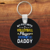 My Favorite Volleyball Player Calls Me Daddy  Sleutelhanger (Voorkant)