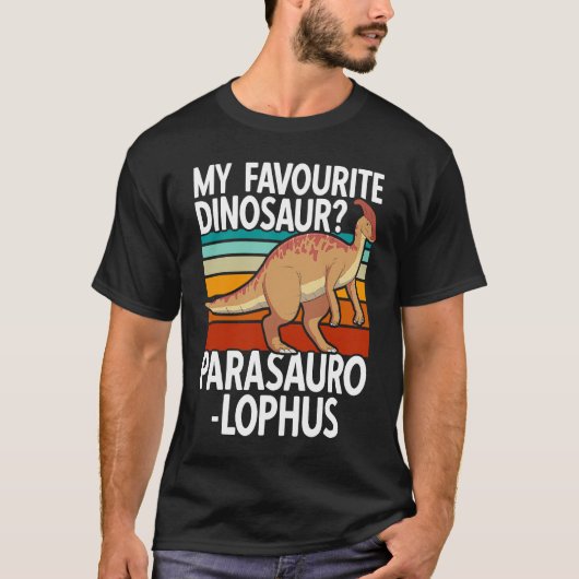 My favourite dinosaur Parasaurolophus T-shirt (Voorkant)