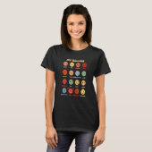 My Feeling Happy Face Emotions Groovy For Man Woma T-shirt (Voorkant volledig)