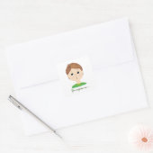 My Feelings Emotiekaart Vierkante Sticker (Envelop)