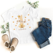 "My First Bee Day" Leuk 1e verjaardag shirt w / na