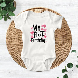 My first birthday , birthday for kids romper