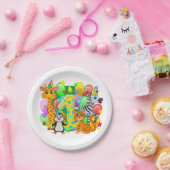 My First Birthday Party Paper Plates Papieren Bordje (Feest)