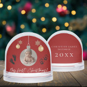 My First Christmas Baby Photo Snow Globe Sneeuwbol
