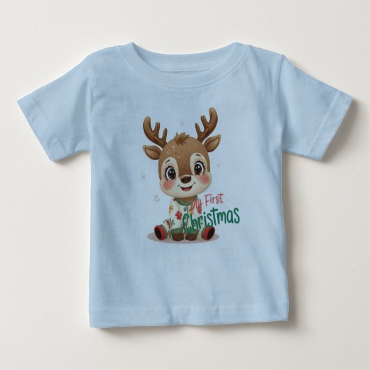 My First Christmas Baby Shirt | Cute Cozy Holiday  (Voorkant)
