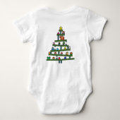 🎄My First Christmas Baby T-Shirt | Cute Holiday👶 (Achterkant)
