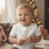 My First Christmas Baby T-Shirt Girl Outfit​