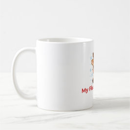 My First Christmas Cute Baby Holiday Mug Koffiemok
