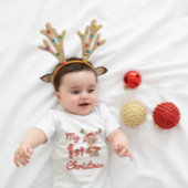 My First Christmas - Cute Reindeer Romper