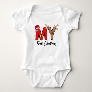 My first Christmas Family Matching xmas Romper
