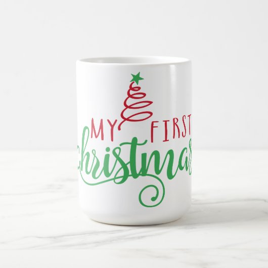 My First Christmas Mug | Cute Holiday Baby Gift Cu Koffiemok (Center)