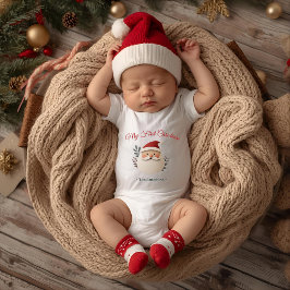 My First Christmas Santa – Personalized  Romper