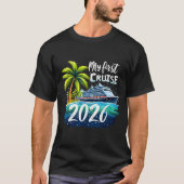 My First Cruise 2026 Funny First Time Cruise Vacat T-shirt (Voorkant)