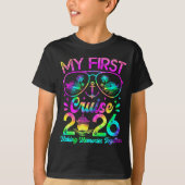 My First Cruise 2026 Funny First Time Cruise Vacat T-shirt (Voorkant)