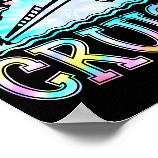 My First Cruise Cruise Ship First Time Cruise Vaca Poster (Hoek)