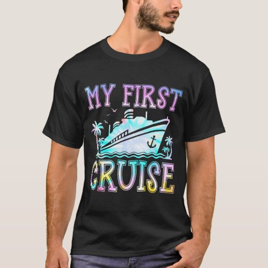 My First Cruise Cruise Ship First Time Cruise Vaca T-shirt (Voorkant)
