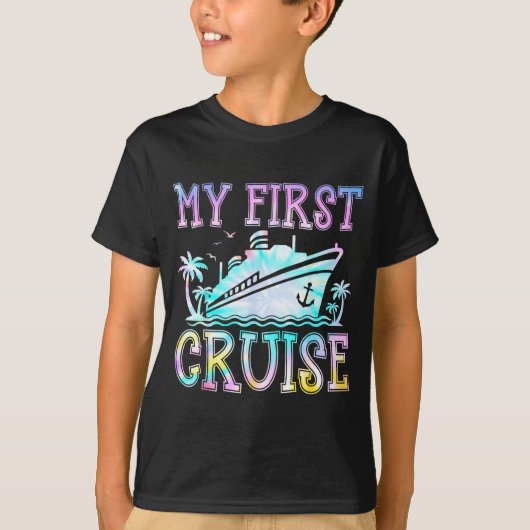 My First Cruise Cruise Ship First Time Cruise Vaca T-shirt (Voorkant)
