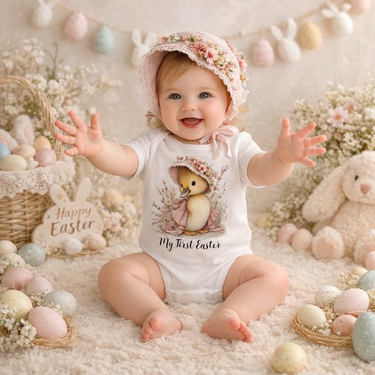 My First Easter Baby Romper