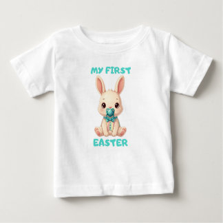 My First Easter – Cute baby bunny with pacifier