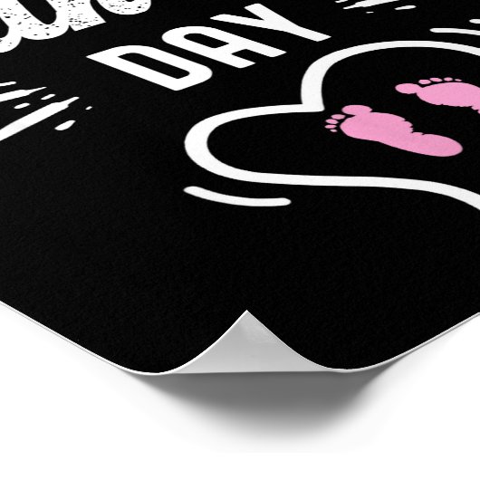 My First Father's Day First Time Daddy New Dad Mat Poster (Hoek)