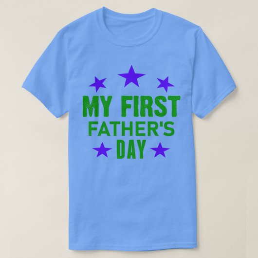 My First Fathers Day Triblend T-shirt (Design voorkant)