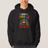 My First Grade Vibes Are Groovy Rainbow Squad Back Hoodie (Voorkant)