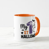 My First Halloween Cute Girl Ghost Baby Mok (Voorkant rechts)
