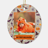 My First Halloween Foto Keramisch Ornament (Links)