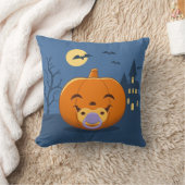 My First Halloween Pacifier Pumpkin Kussen (Deken)