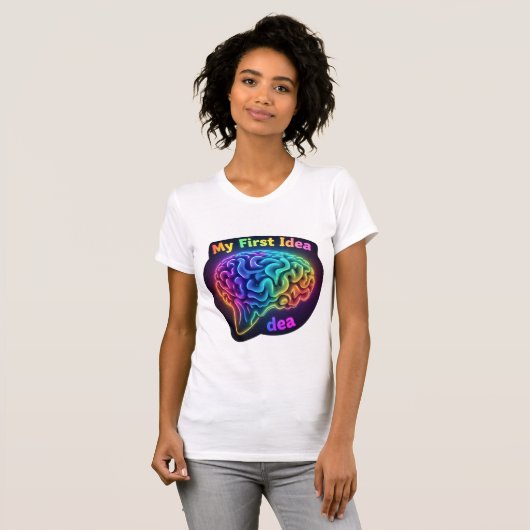 My First Idea – Creative and Inspirational Design T-shirt (Voorkant volledig)