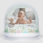 My First Ocean Ride – Baby 2 Image Keepsake  Sneeuwbol (Voorkant)
