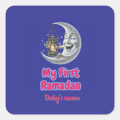 My first RAMADAN Vierkante Sticker (Voorkant)
